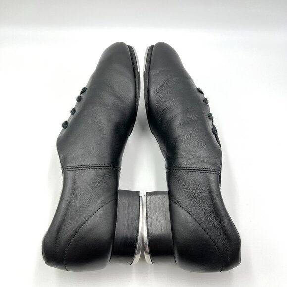11.5W 11.5 Wide‎ Capezio Flex Master Mastr CG16 Black Leather Tap Dance Shoes - Picture 7 of 13